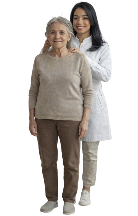 Sessão de massagem terapêutica na Clínica Flora